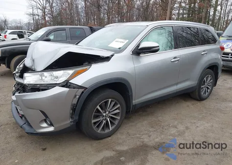 2019 Toyota Highlander Xle из США, поврежденный, VIN 5TDJZRFHXKS572804